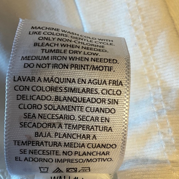 Time and Tru Women's White Long Sleeve Turtleneck Top - Picture 7 of 7